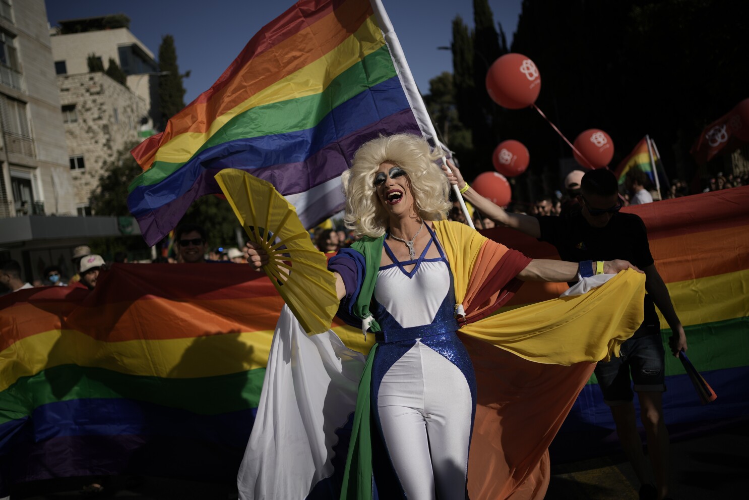 Gay pride overalls hot sale